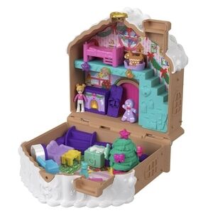 2025 Polly Pocket Doll Advent Calendar Gingerbread House Playset BRAND NEW